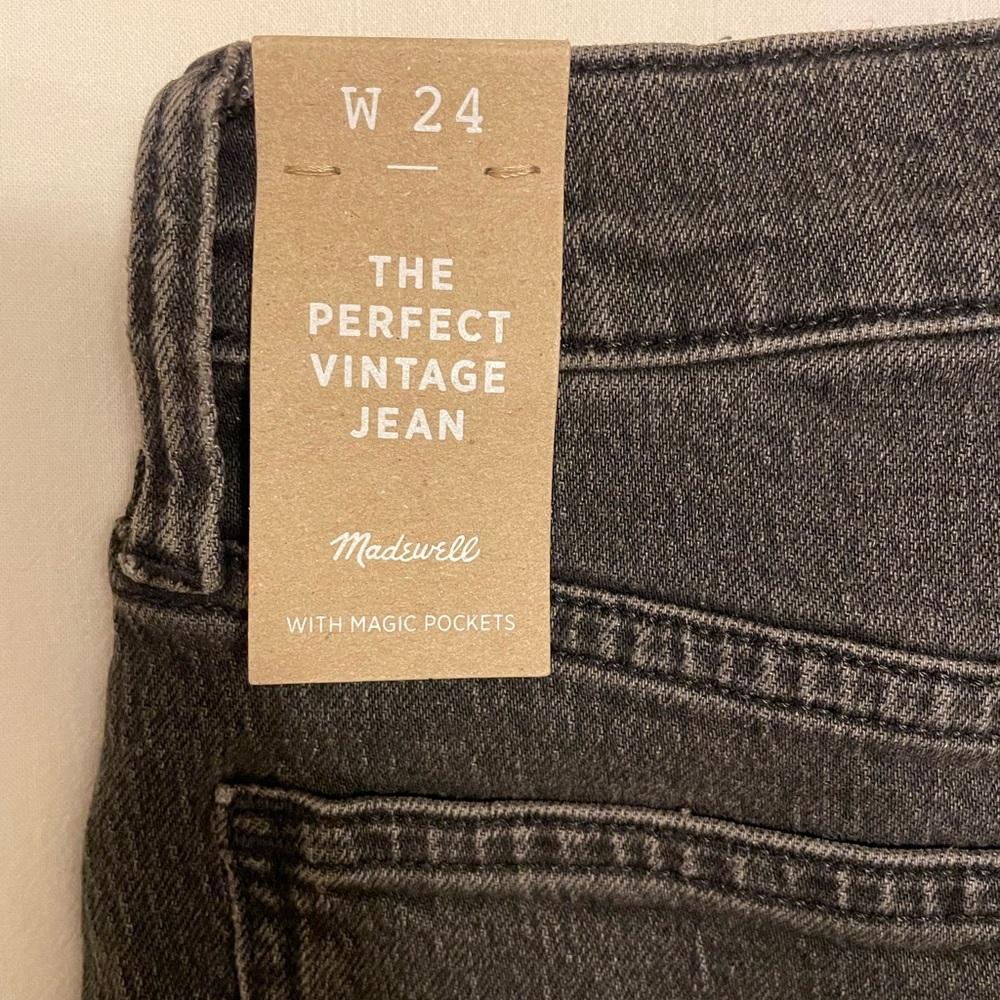 Madewell the perfect vintage jean in kingswood dark wash